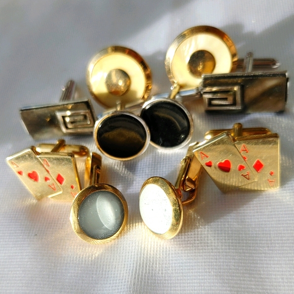 Men's Swank cufflinks $19 or 5 pair for $75 vintage - Picture 3 of 7